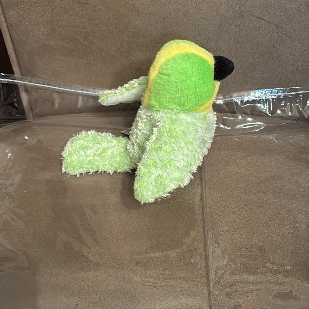 Ganz Webkinz Lil kinz Budgie Bird in Green and Yellow - Picture 4 of 9